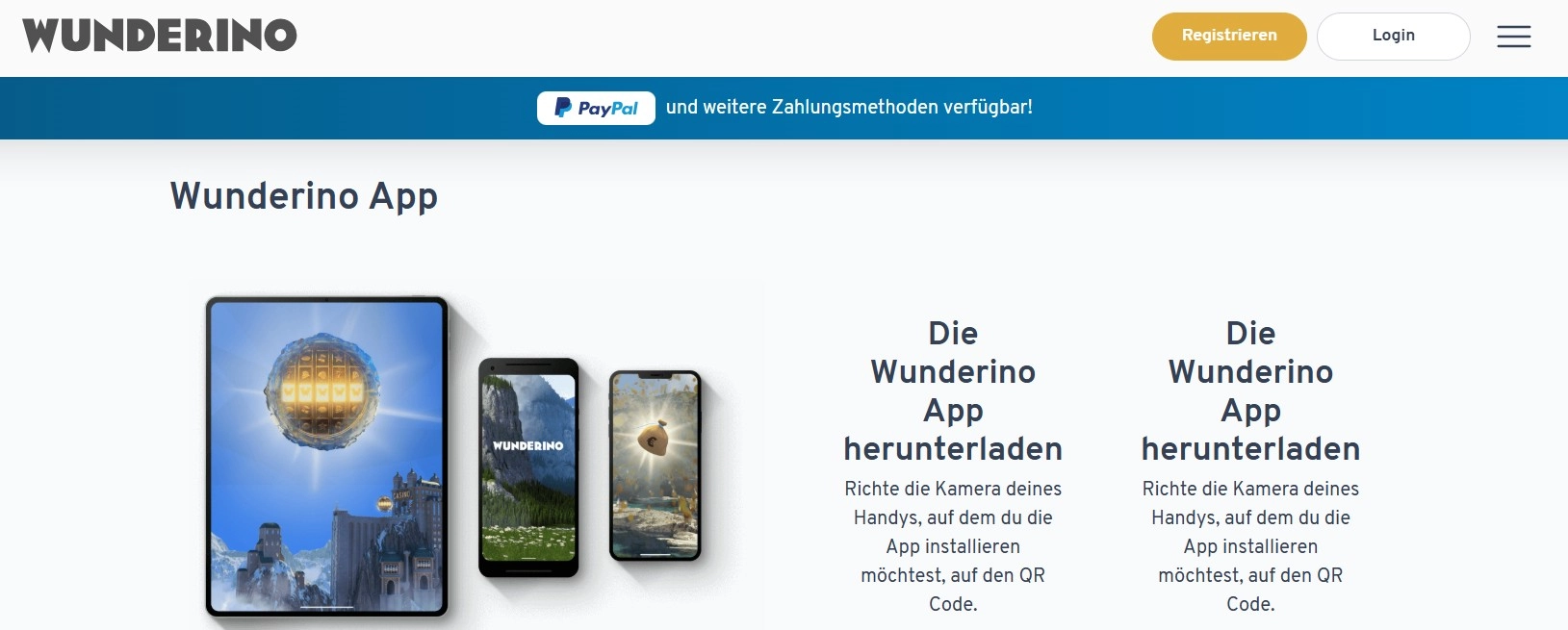 Wunderino App herunterladen